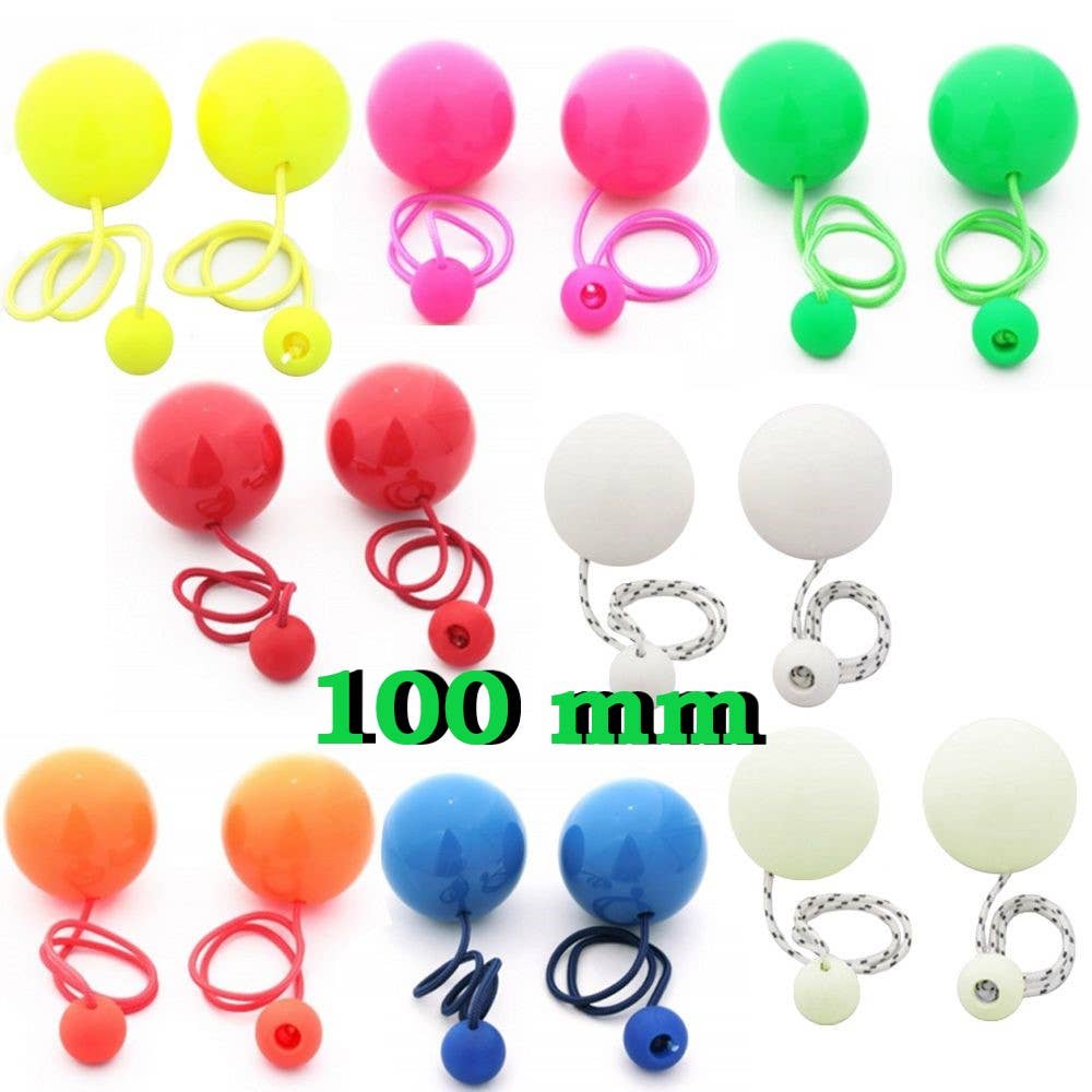 Play Pair of Contact GIGA Poi with 100mm Stage Ball - Image 1