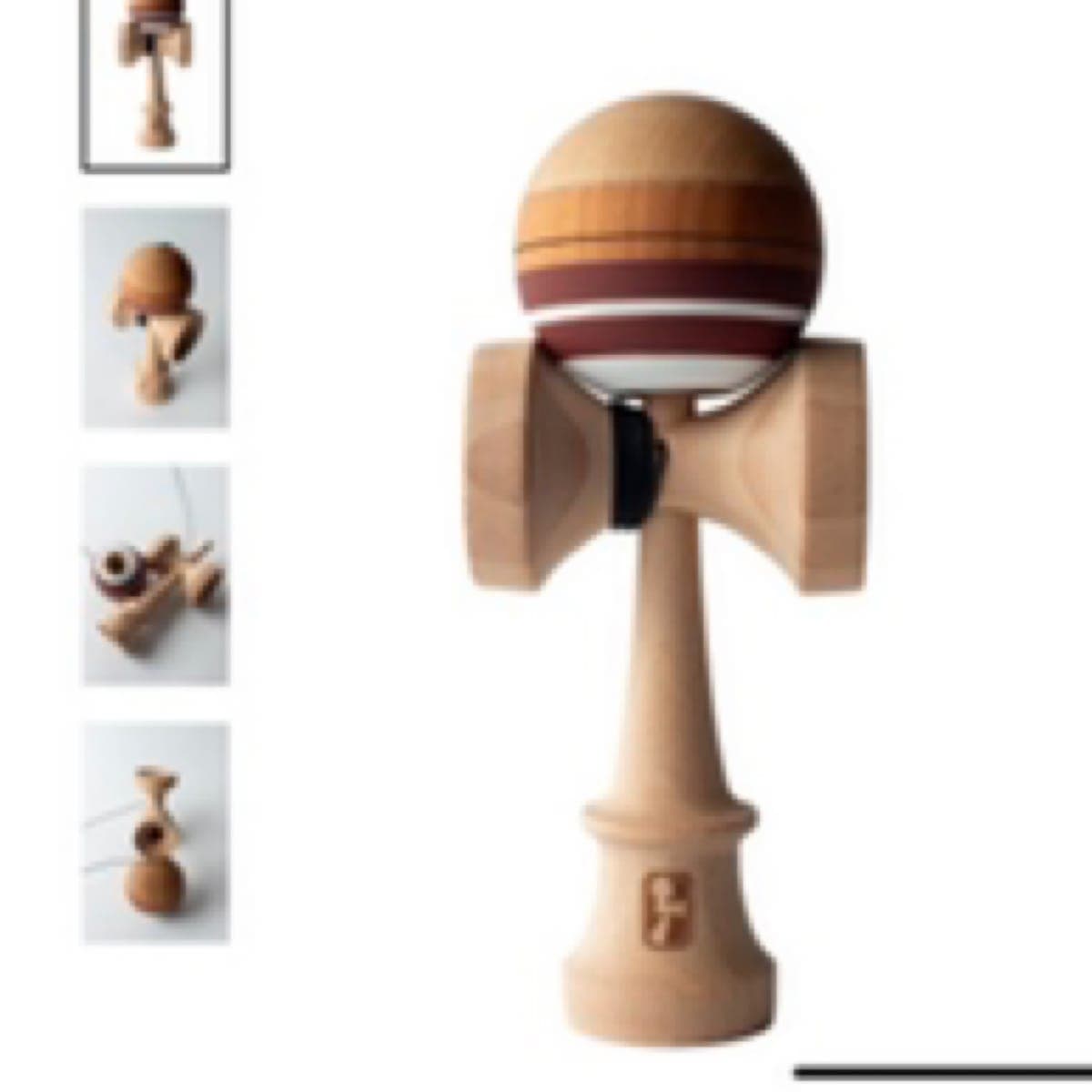 Sweets Kendama - Sweets League Classic Turbo Shape MAROON - Image 1