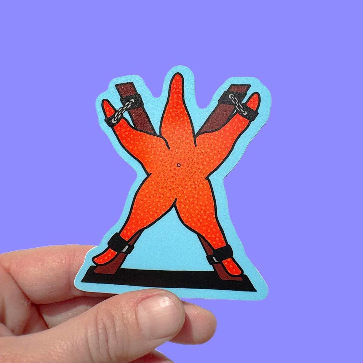 Starfish Submission Vinyl Sticker - Image 1