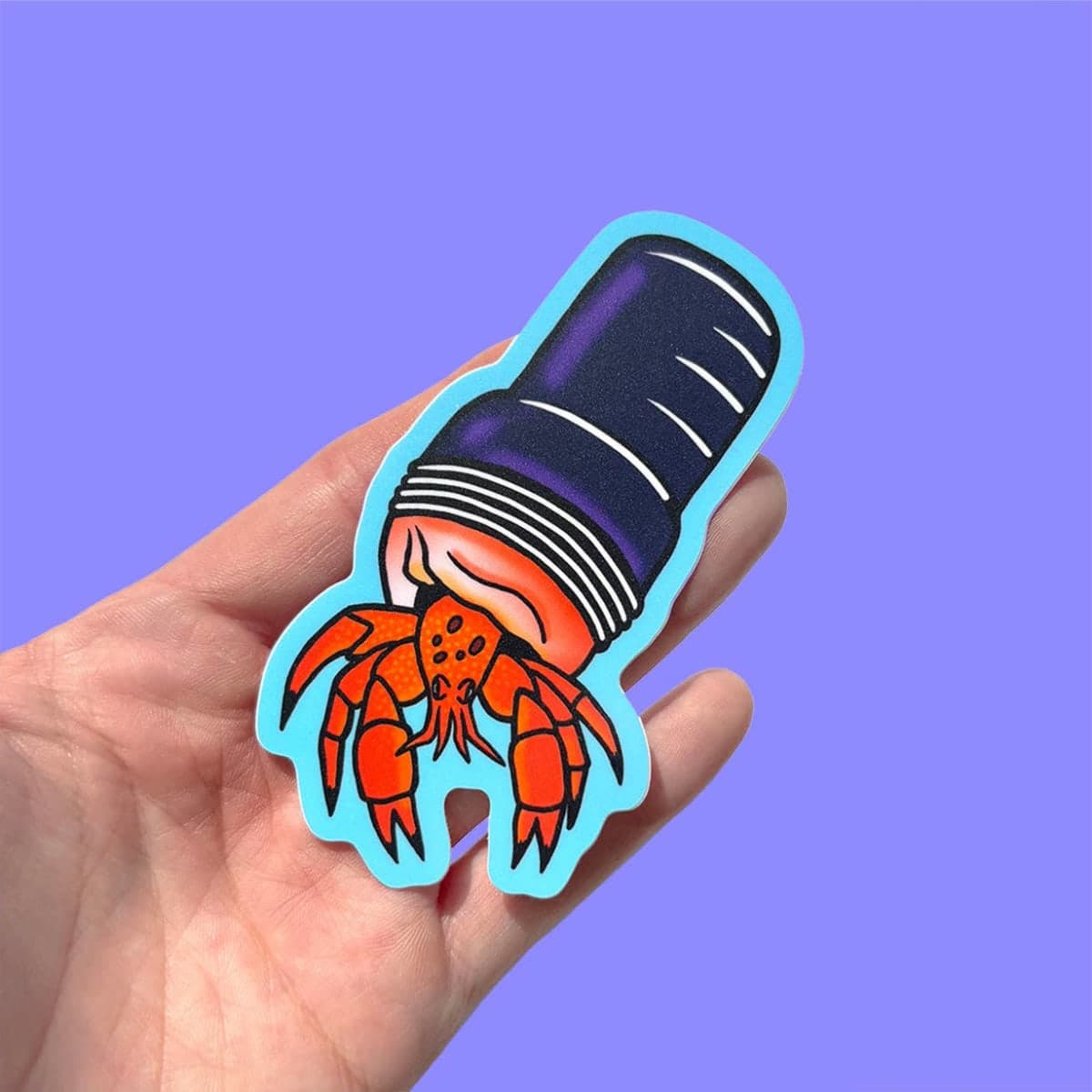 Hermit Handy Vinyl Sticker - Image 1