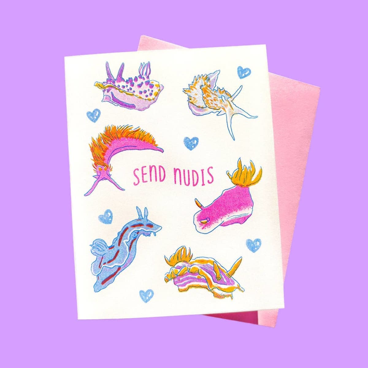 SEND NUDIS - Riso Greeting Card - Image 1